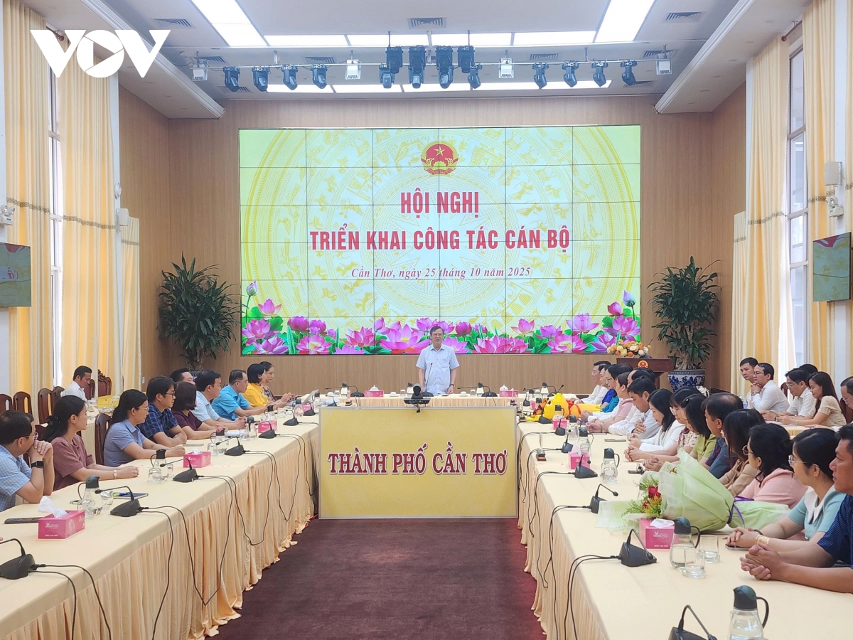 Cần Thơ tổ chức Hội nghị triển khai công tác cán bộ