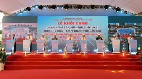 Khởi công, khánh thành 18 công trình chào mừng Đại hội Đảng bộ thành phố Cần Thơ