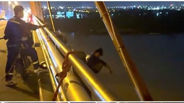 Giải cứu kịp thời người đàn ông có ý định nhảy cầu Cần Thơ tự tử