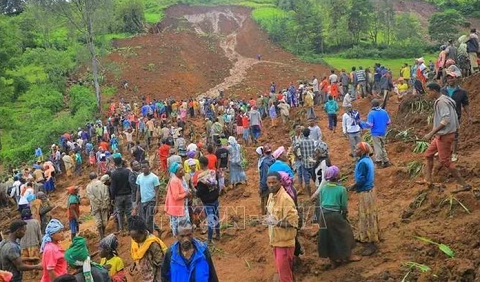 Số người thiệt mạng do lở đất tại Ethiopia tăng lên 125 người