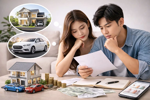 Cặp vợ chồng mới cưới lương chưa tới 25 triệu/tháng đặt mục tiêu mua nhà, tậu xe, nghỉ hưu sớm