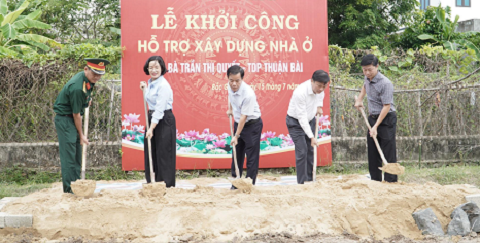 Quảng Trị: Đồng loạt khởi công xây dựng, sửa chữa hơn 3.500 căn nhà cho người có công và thân nhân liệt sĩ