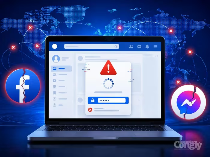 Facebook, Messenger gặp sự cố diện rộng, bản web bị ảnh hưởng nặng