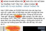 Thực hư chuyện nam sinh đặt camera quay lén trong nhà vệ sinh nữ