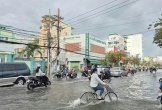 Ngập kéo dài từ đêm đến sáng 21-10 tại nhiều tuyến đường ở Cần Thơ
