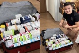Ồn ào quanh bức ảnh chiếc vali đầy TPCN xách tay của Quang Hải