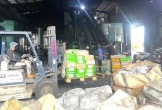 Hình ảnh hơn 30 tấn vú heo, dồi trường, gà ủ muối 'bẩn' của một cơ sở kinh doanh