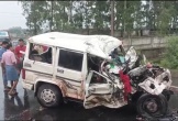 Ô tô tông trực diện xe tải trên cao tốc, 9 người đi đám cưới tử vong