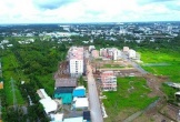 Cận cảnh dự án An Phú Eco City đang thi công tại phường Cái Răng, TP Cần Thơ