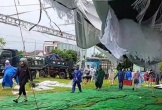 Xót xa rạp cưới ở Đà Nẵng bị gió quật te tua trong bão số 10 Bualoi