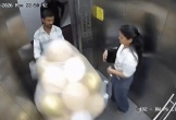Khoảnh khắc chùm bóng bay bất ngờ phát nổ trong thang máy