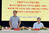 Ban Chỉ đạo Tổng điều tra kinh tế năm 2026 Trung ương làm việc tại Cần Thơ