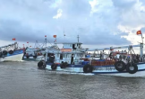 Hàng trăm tàu cá tham gia Lễ hội Nghinh Ông xứ biển Cần Thơ
