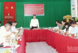 Bí thư Thành ủy Cần Thơ khảo sát tại xã Cù Lao Dung