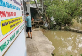 Sạt lở 'nuốt' đường, đe dọa chợ và trường học tại Cần Thơ