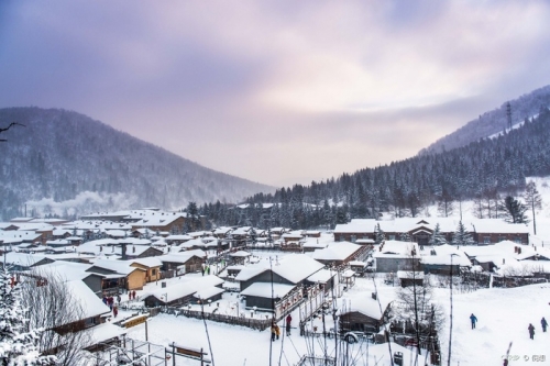 ngôi làng tuyết 